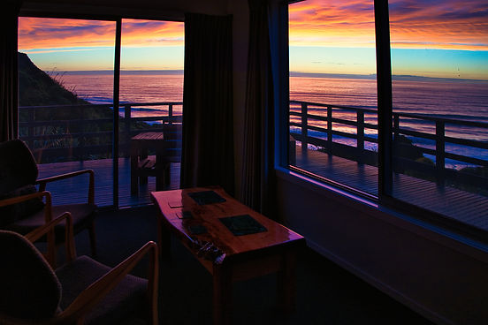 West Coast sunset from Kowhai room Breakers Boutique Accommodation-2.jpg