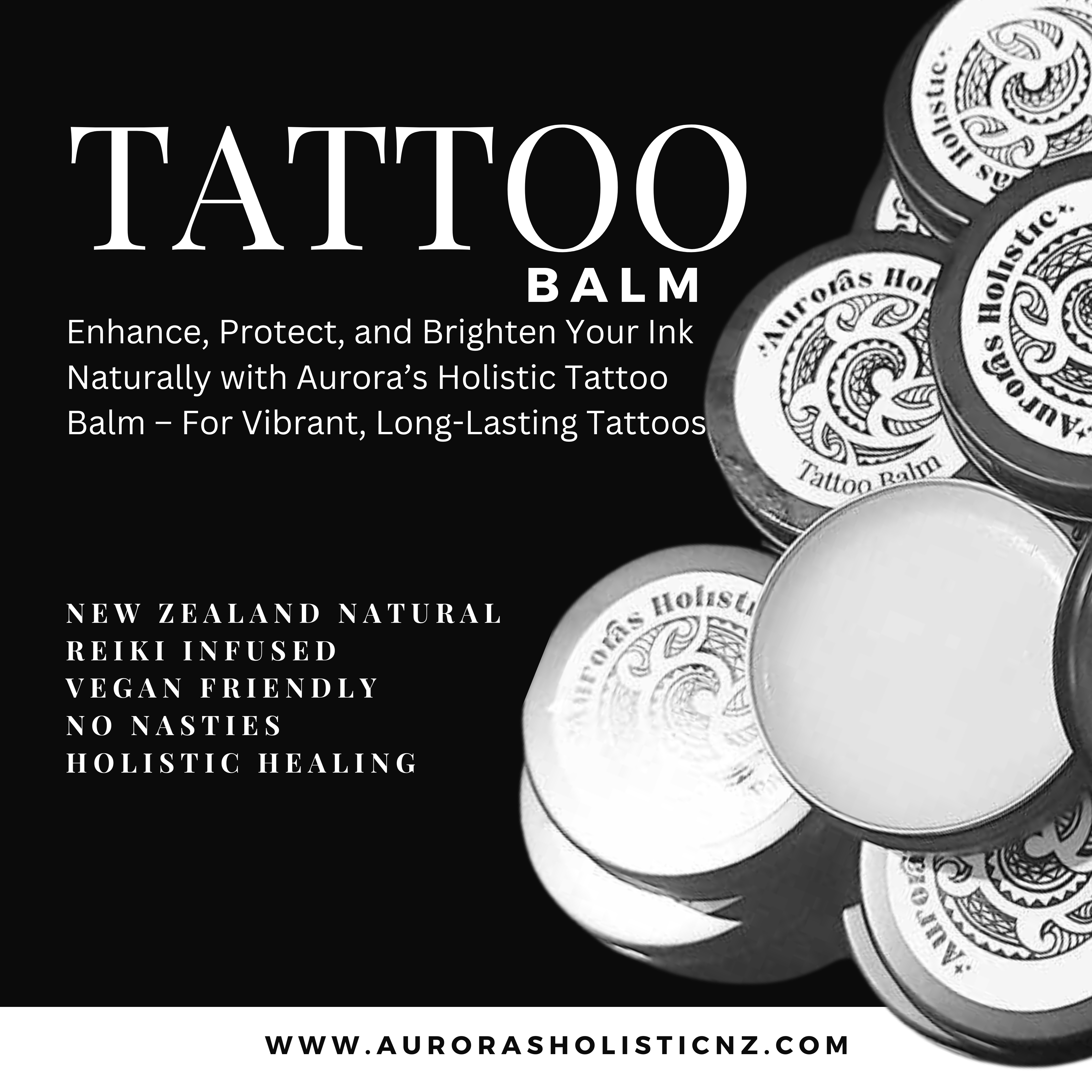 Aurora's Holistic nz Tattoo Balm
