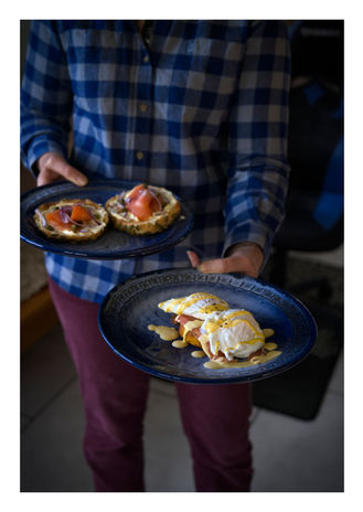 Homemade breakfast at Breakers Boutique Accommodation- West Coast