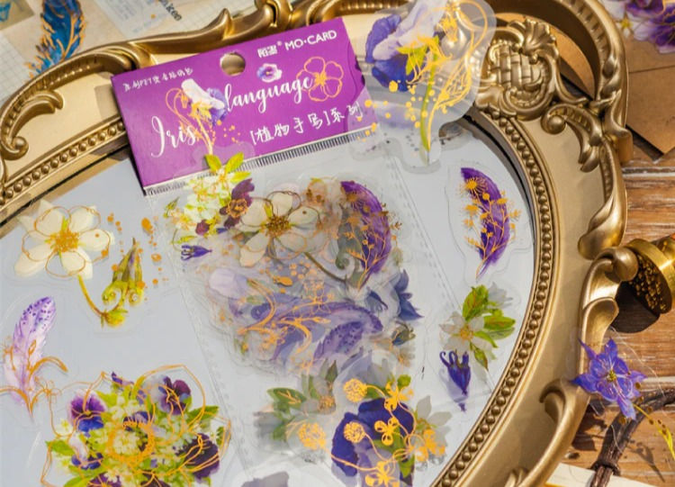 Miniatura: Adesivos Pintura Flores Coloridas