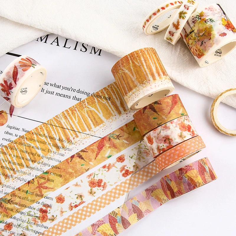 Miniatura: Kit Fitas Adesivas Washi Tape Primavera