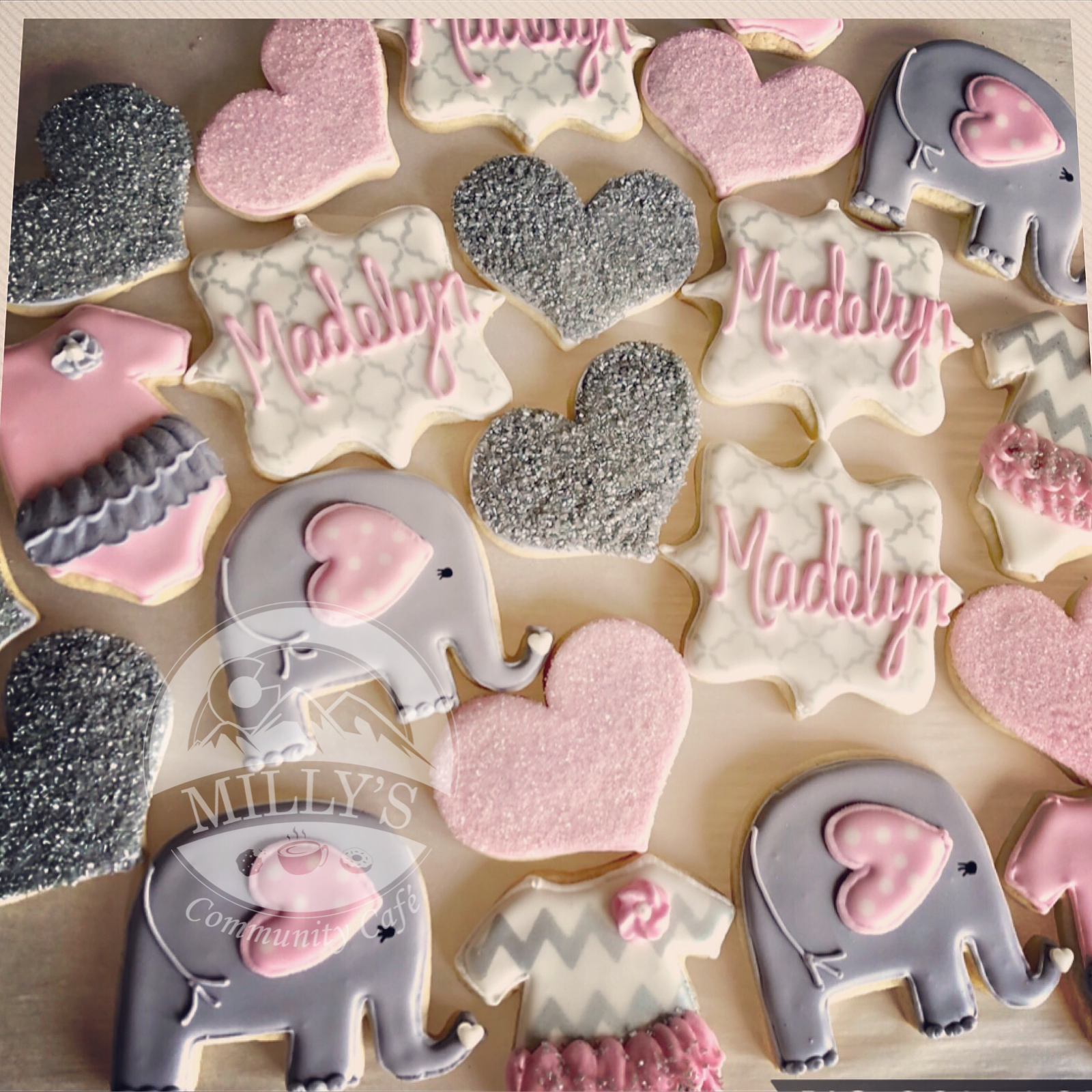 Baby Shower Cookies Milly S Community Cafe Cookies Bakery