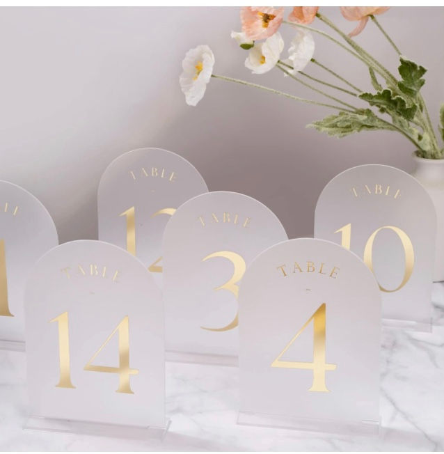 Frosted Acrylic Card numberss