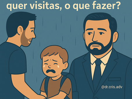 Você pediu pensão e agora ele quer visitas? Entenda por que você precisa agir antes que seja tarde