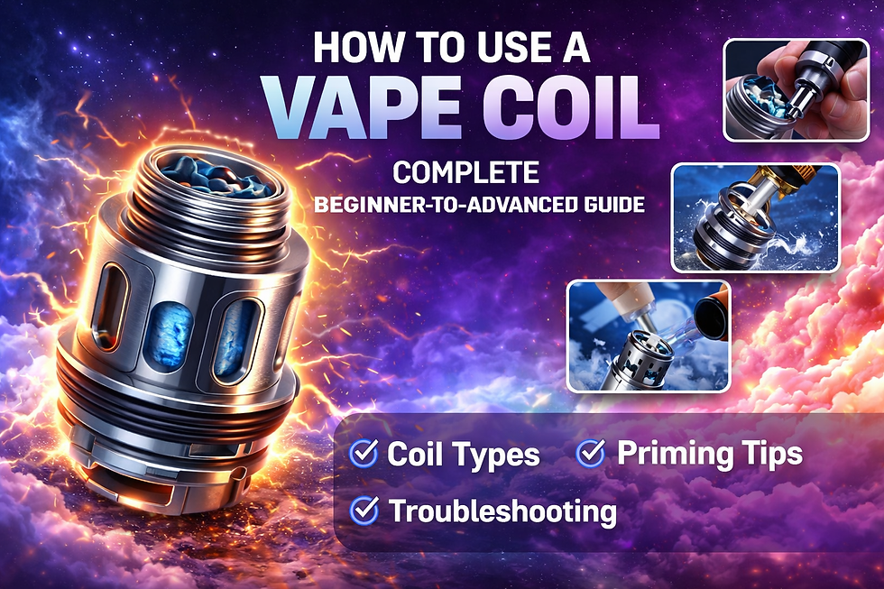 How to Use a Vape Coil: The Complete Beginner-to-Advanced Guide