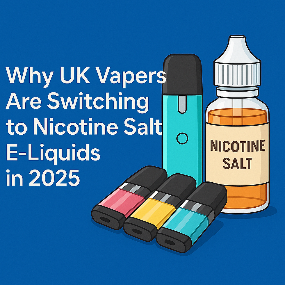 Why UK Vapers Are Switching to Nicotine Salt E-Liquids in 2025
