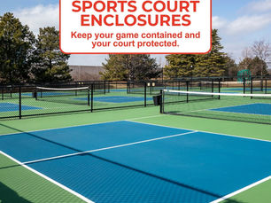 Sports Court Fencing & Enclosures for Tennis, Pickleball and More