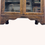 Thumbnail: Front view of 1920s dark oak encyclopaedia cabinet with glazed doors