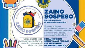 Consegna del materiale raccolto con il Service "Zaino Sospeso"