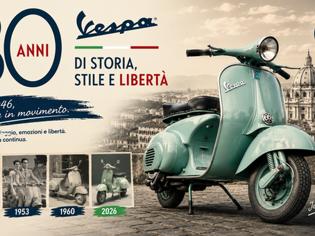 Vespa: 80 anni di storia, stile e libertà