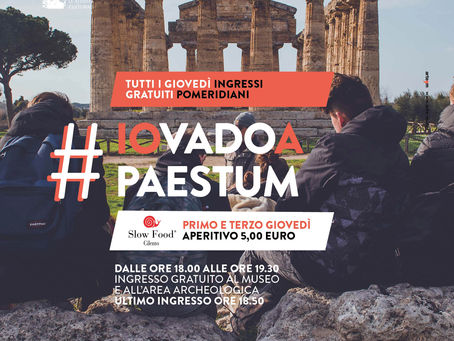 Aperitivi al museo di Paestum tutti i giovedì