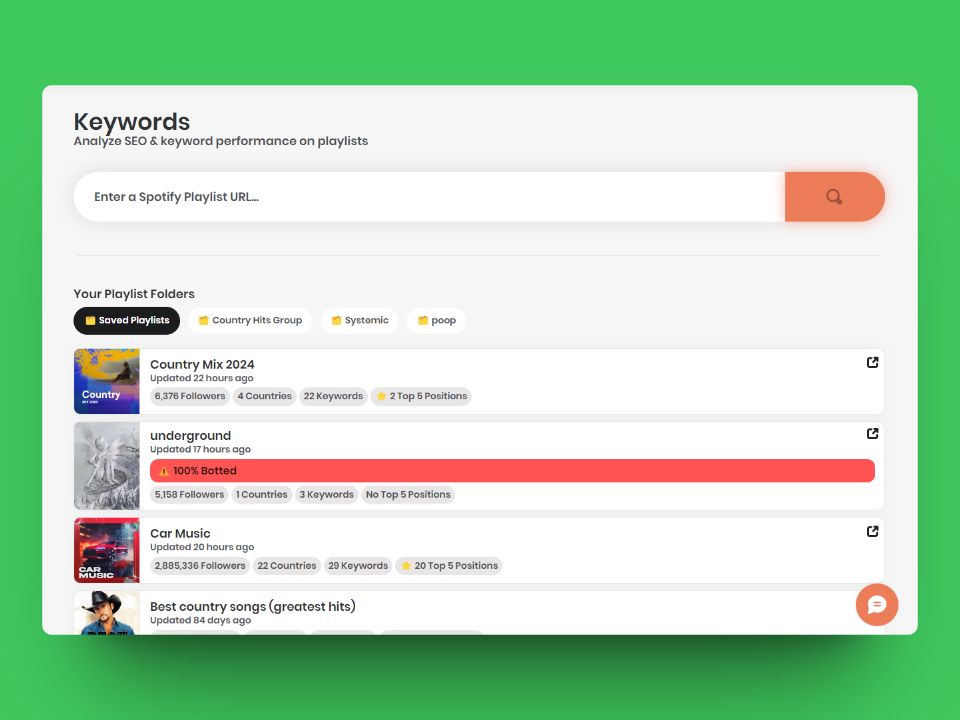 Spotify Keyword Checker