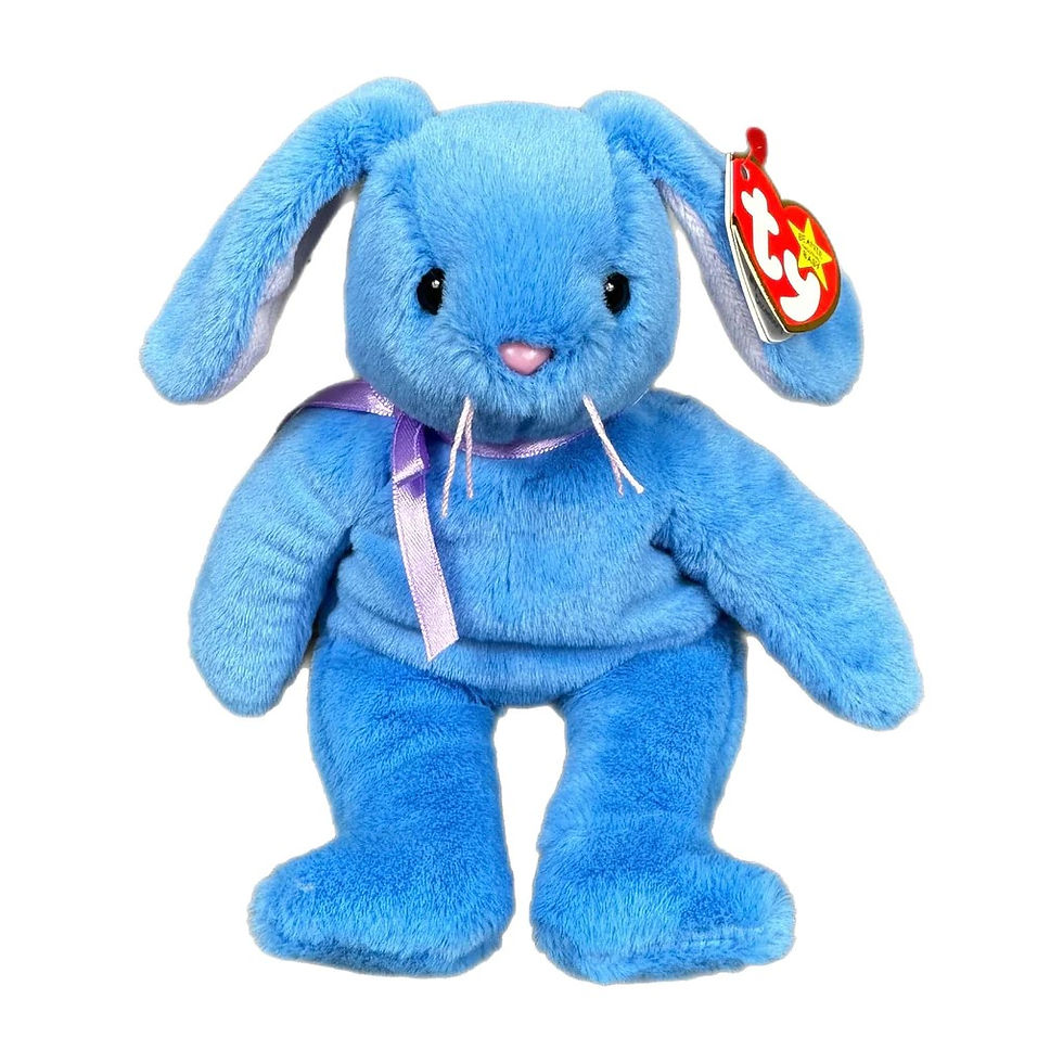 Marsh: Ty Blue Bunny Classic Beanie Baby
