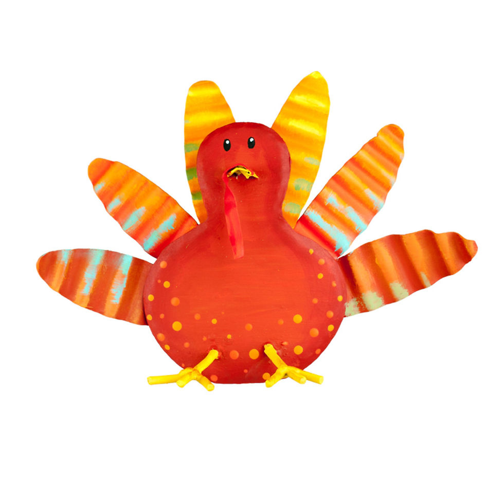 Fancy Fall Turkey Magnet