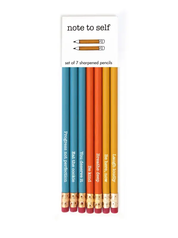 Note To Self Pencil Set