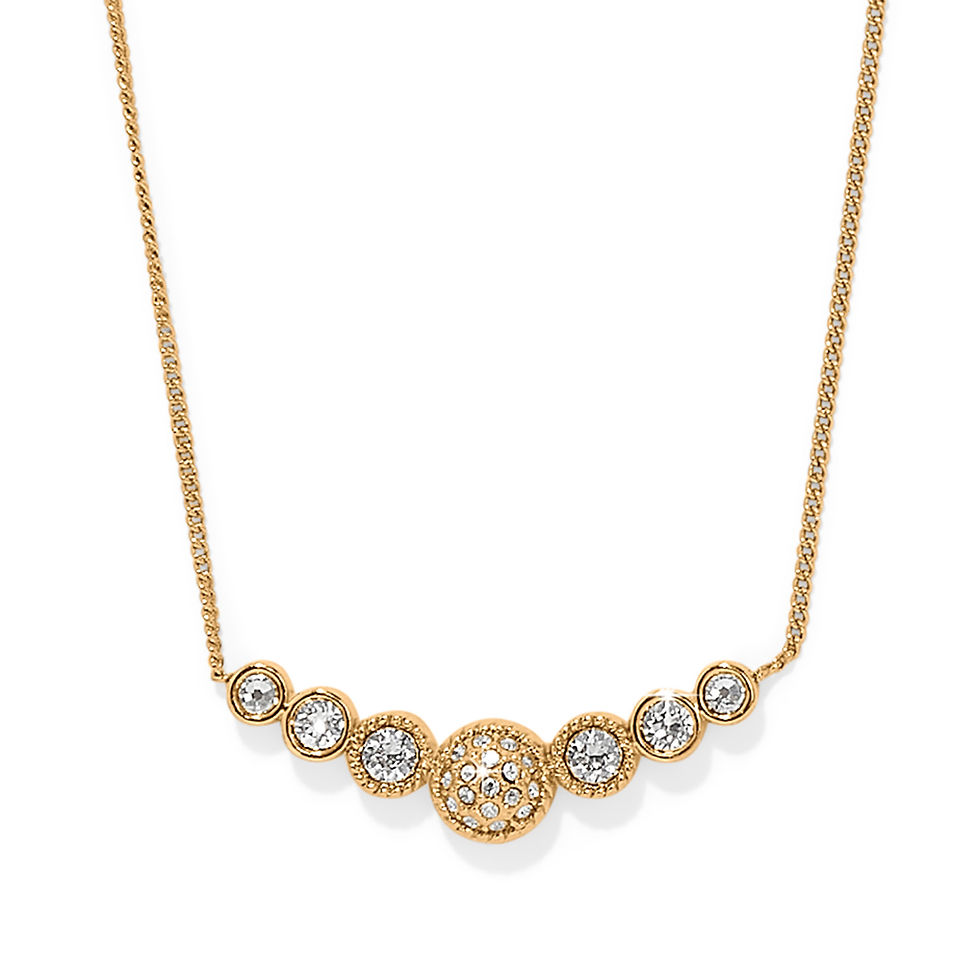 Thumbnail: Gold Illumina Celeste Bar Necklace