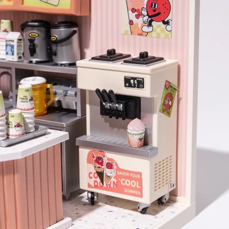 Thumbnail: Double Joy Bubble Tea: Diy Miniature House Kit