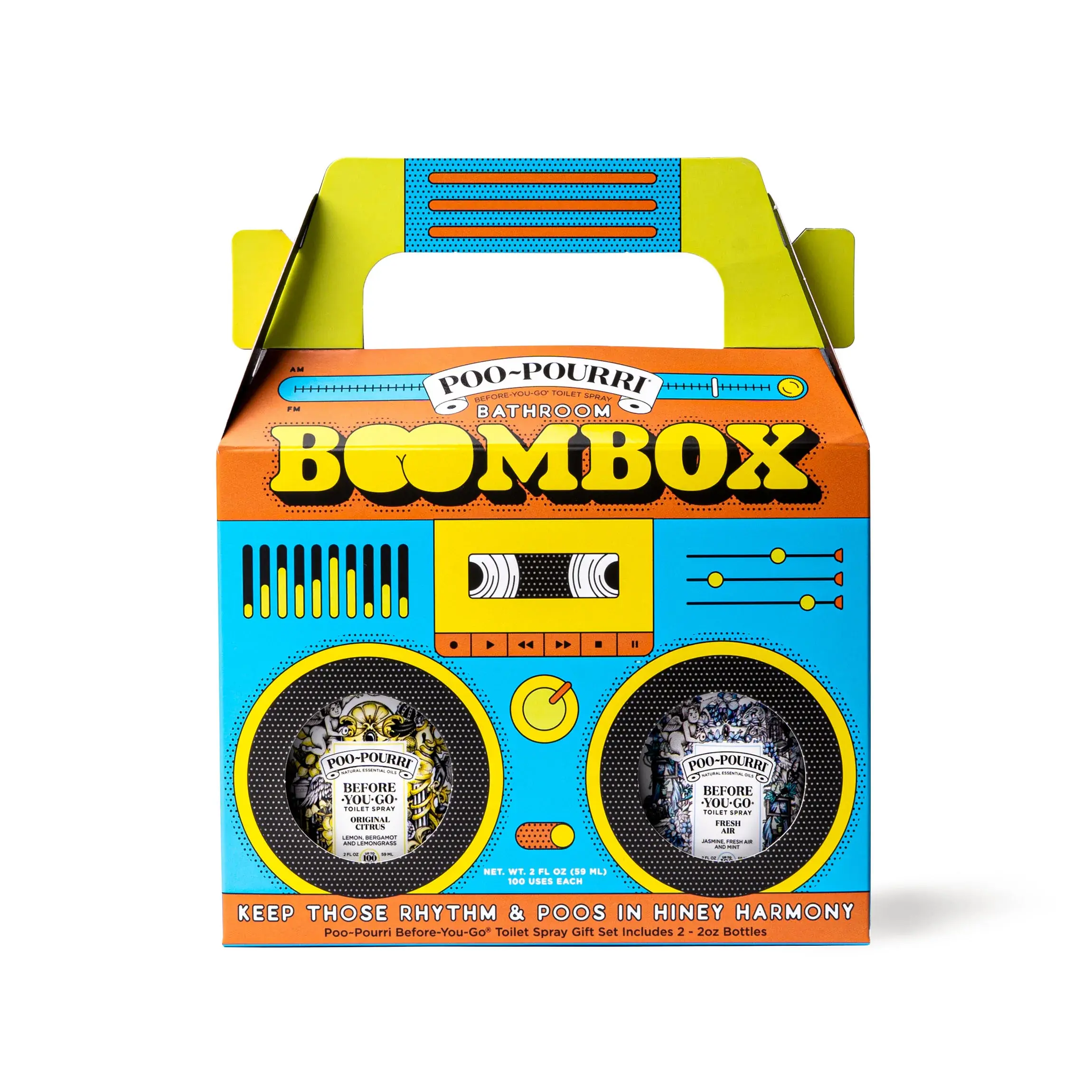 2oz Bathroom Boombox Set