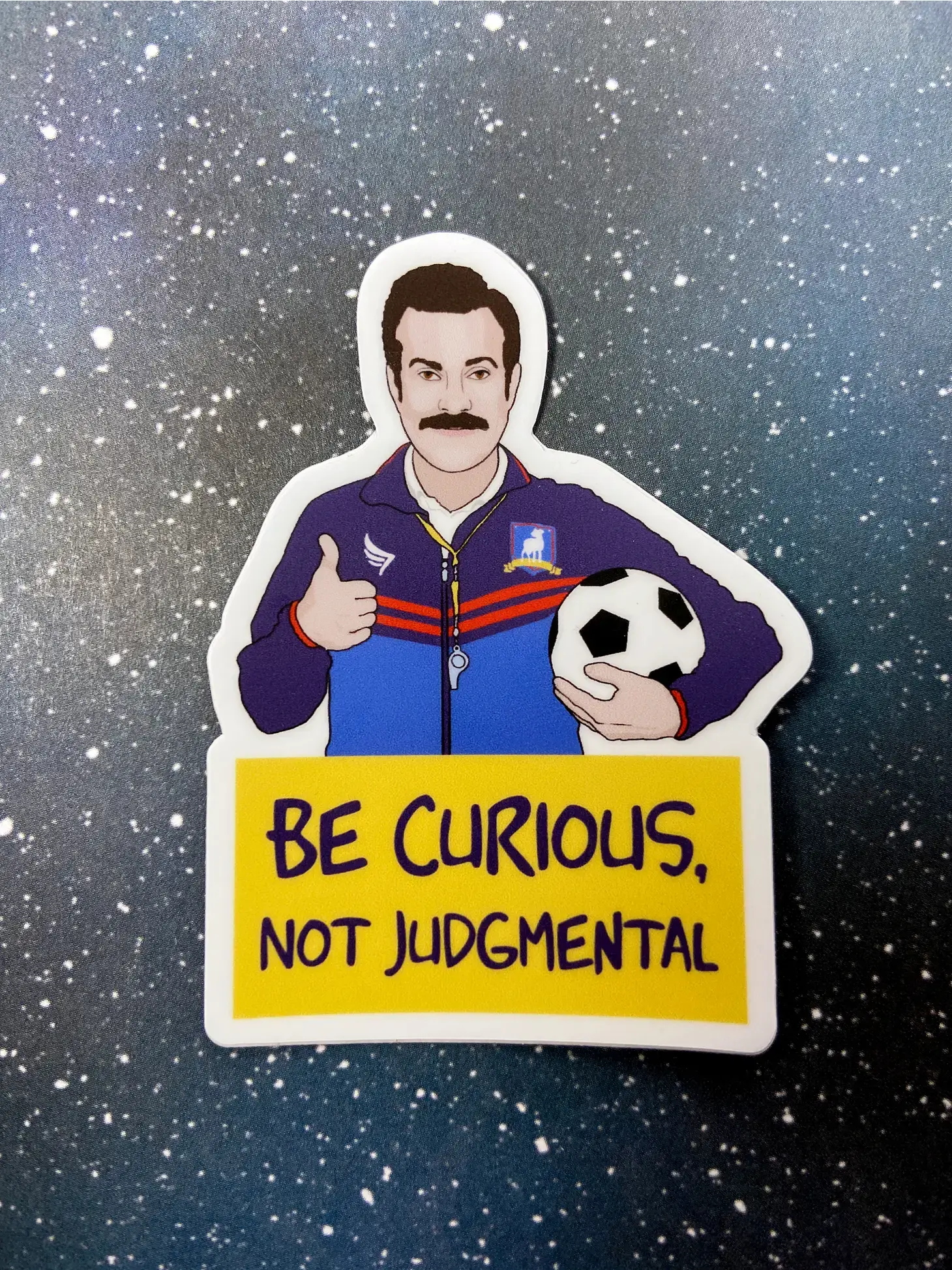 Ted Lasso Curious Sticker