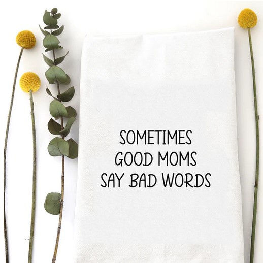 Bad Words Tea Towel
