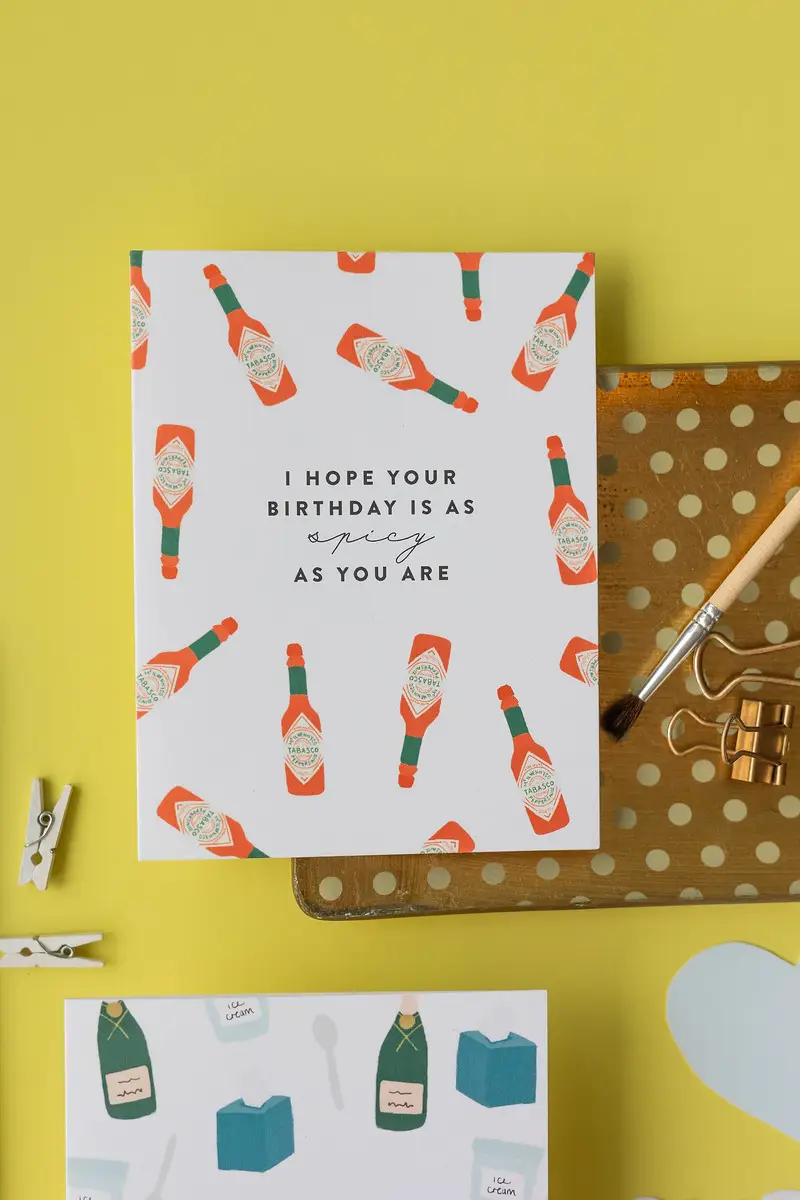 Thumbnail: Spicy as You Birthday Card