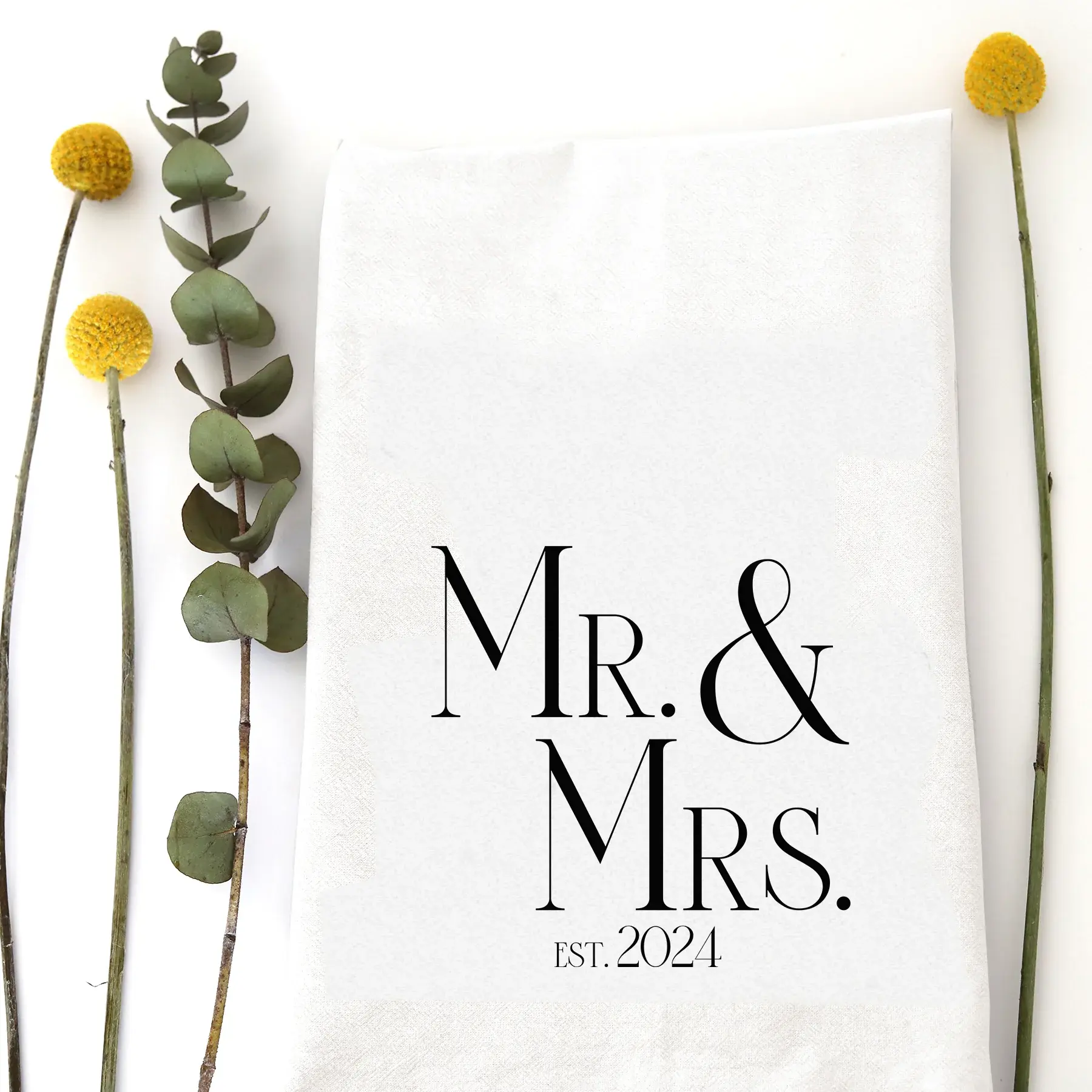 2024 Mr and Mrs Tea Towel