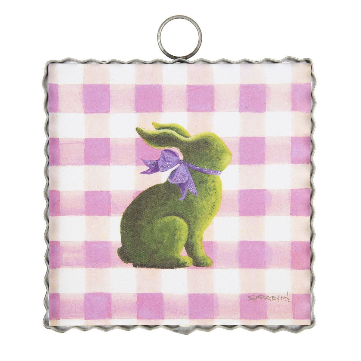 Moss Bunny Mini Gallery Print
