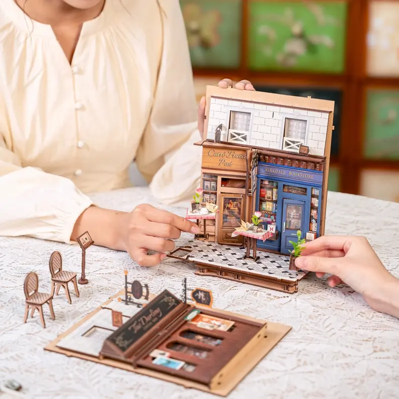 Thumbnail: Paris Arcade: DIY Book Nook Kit with Dust Cover