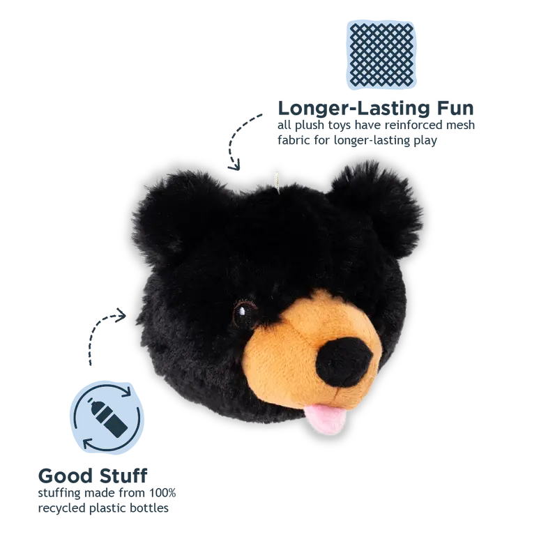 Thumbnail: Black Bear 2-in-1 Fetch Ball Dog Toy