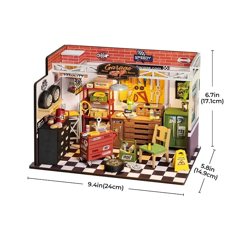 Garage Workshop: Diy Miniature House Kit: