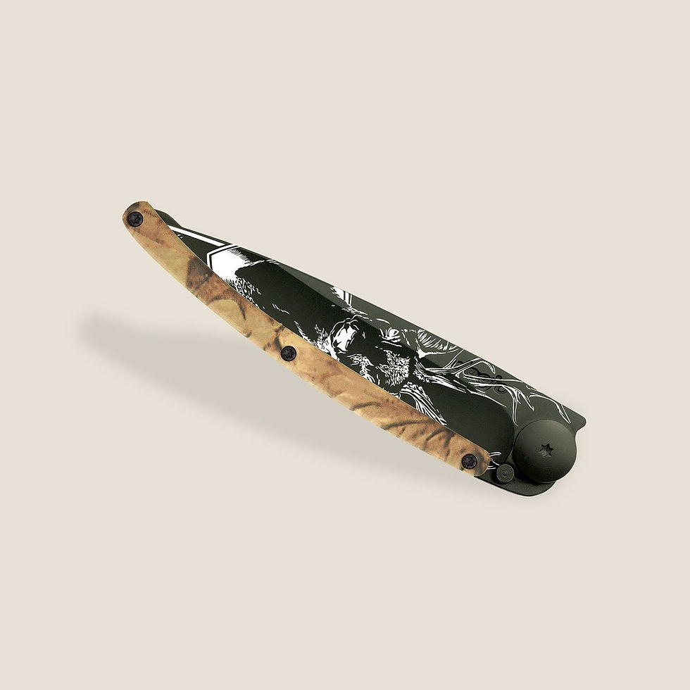 Thumbnail: Deer/Brown Camo: 37g Deejo Pocket Knife