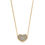 Thumbnail: Gold Illumina Celeste Heart Bold Necklace