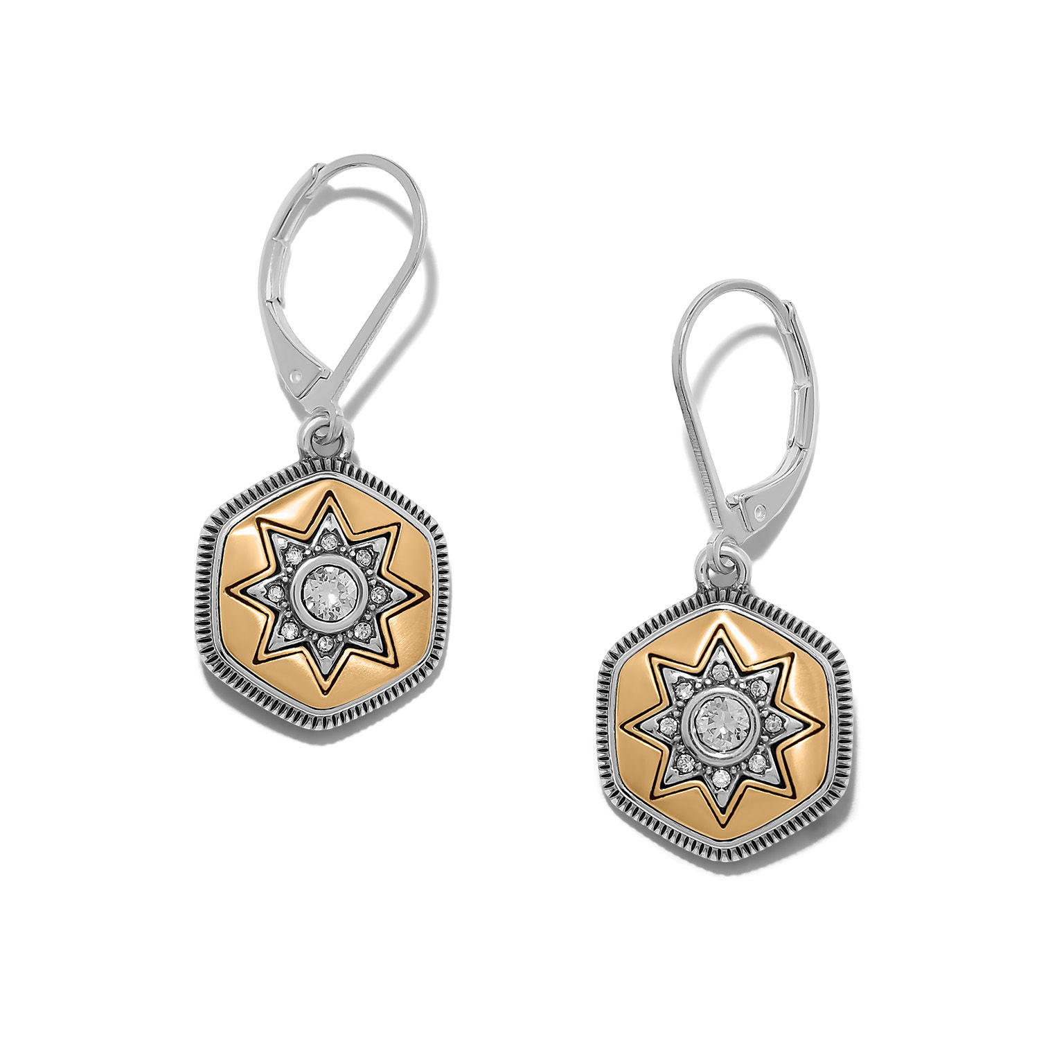 Mosaic Nova Leverback Earrings