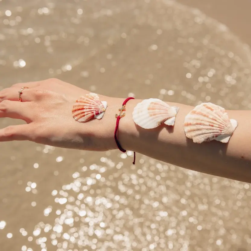 Thumbnail: Red/Gold Anchor Bracelet