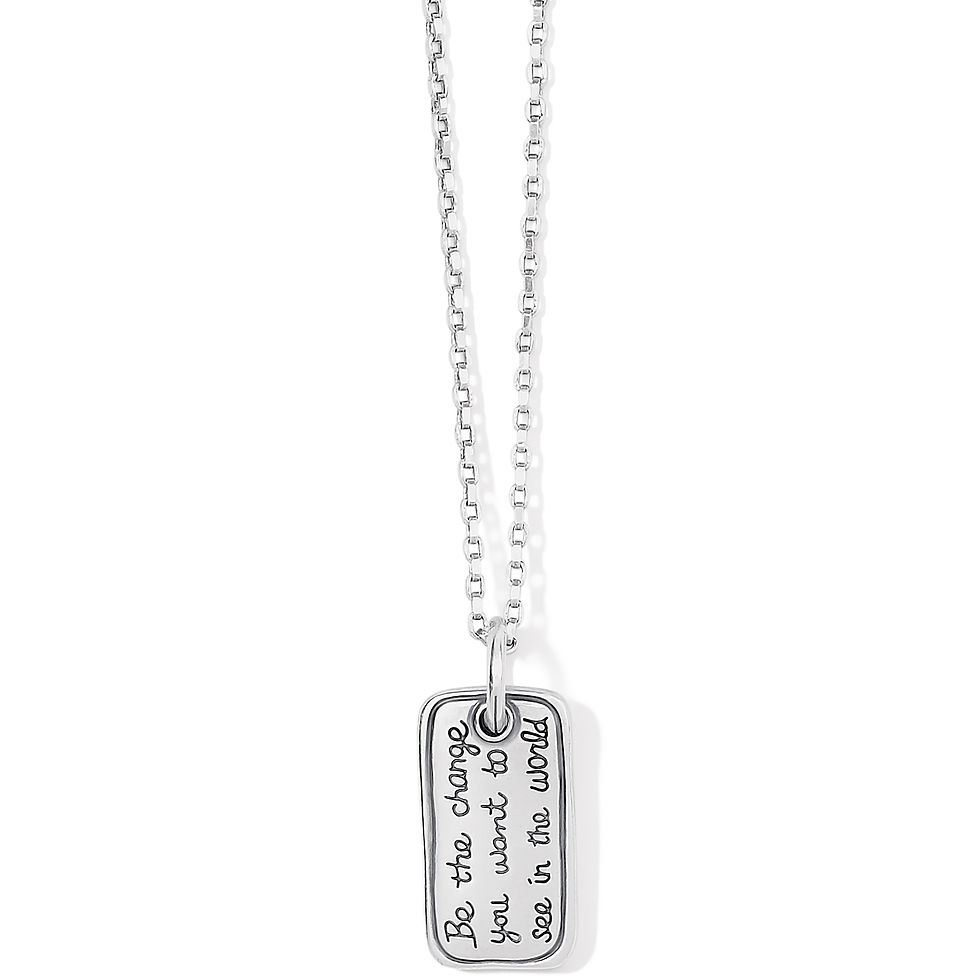 Thumbnail: Sentiments Change Convertible Reversible Necklace