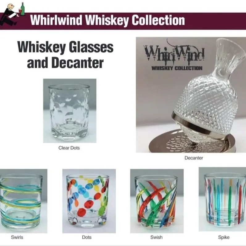 Thumbnail: Swirls: 360 Degree Spinning Whiskey Glass