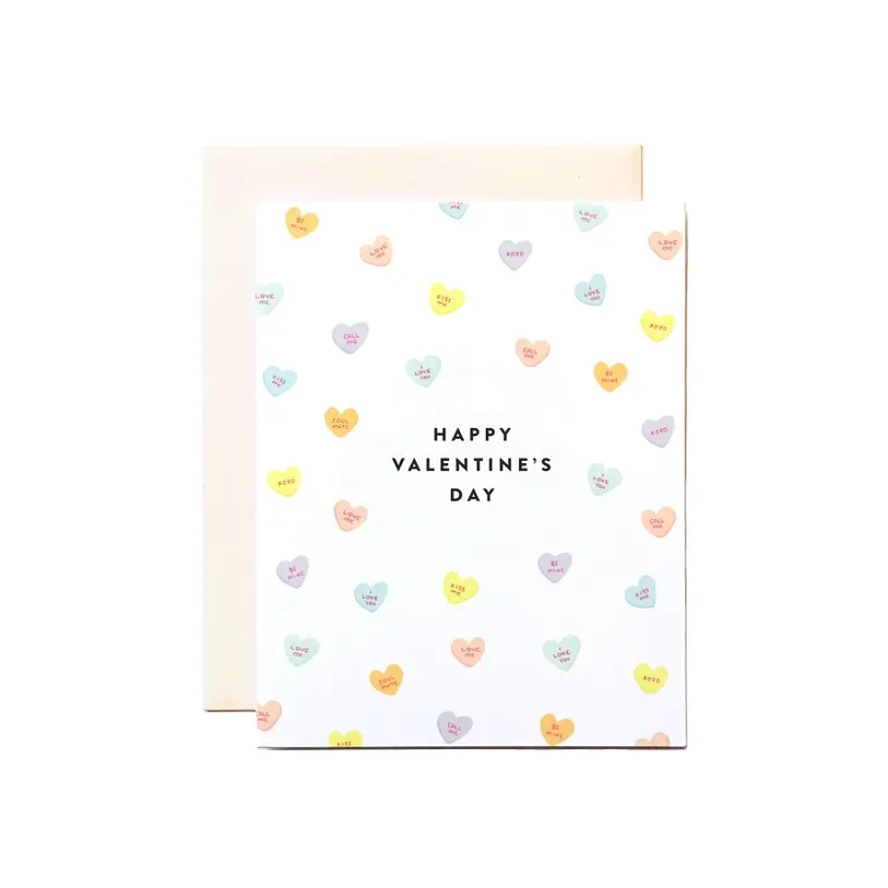 Valentines Candies Card