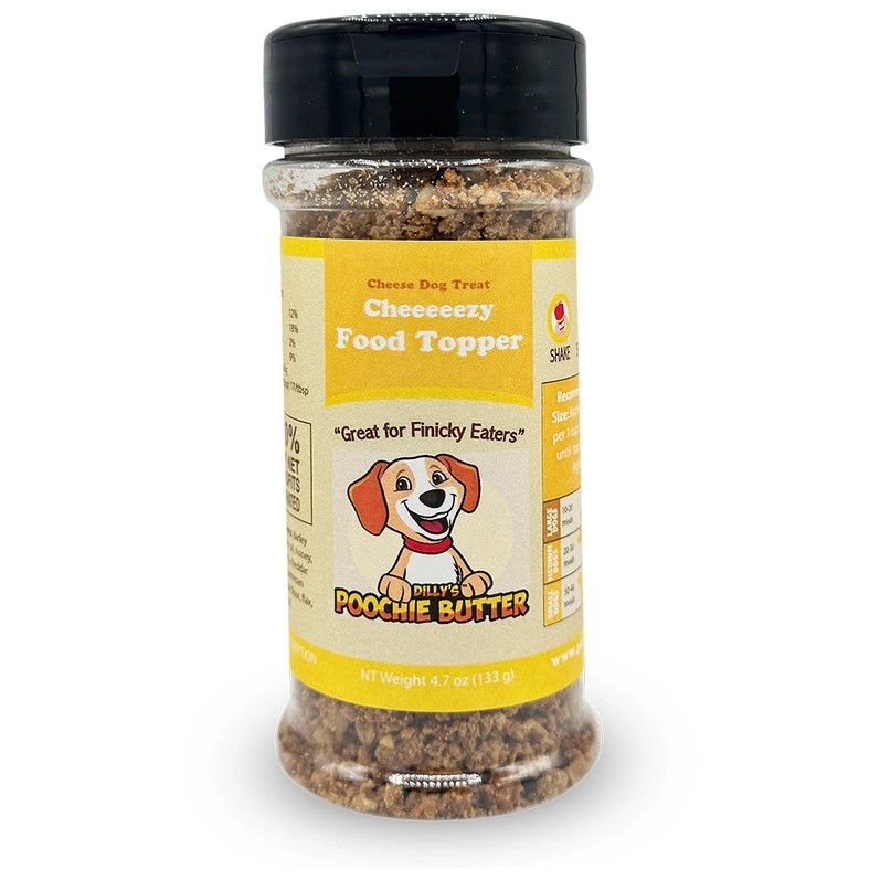 Cheeeeezy Dog Food Topper