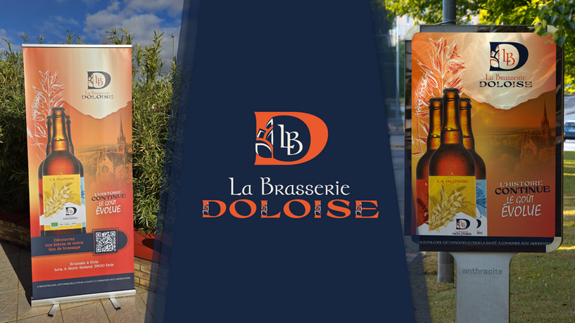 Campagne publicité - La Brasserie Doloise