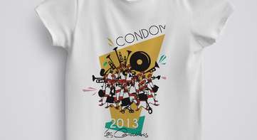 Illustration T-shirt Fêtes Condom