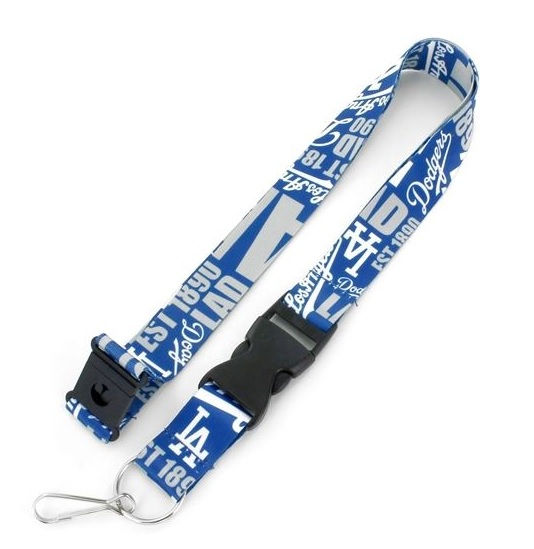 Los Angeles Dodgers Dynamic Lanyard Key Chain Badge ID Holder