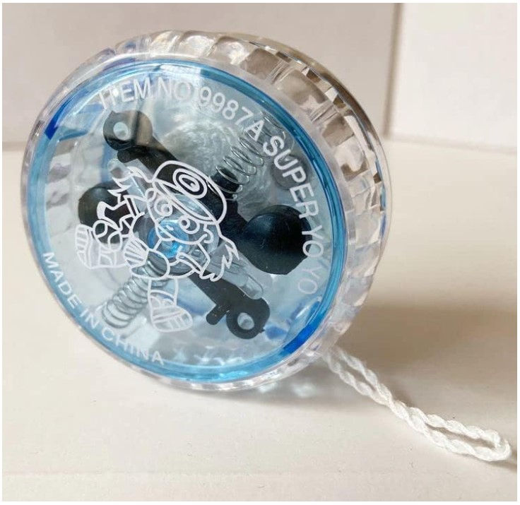 Thumbnail: Light up Yo Yo 6 Pack of LED Responsive Yo Yos Trick Ball String Random Colors