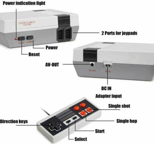 Thumbnail: Mini Game Anniversary Edition ENTERTAINMENT SYSTEM Built in 620 Classic Games