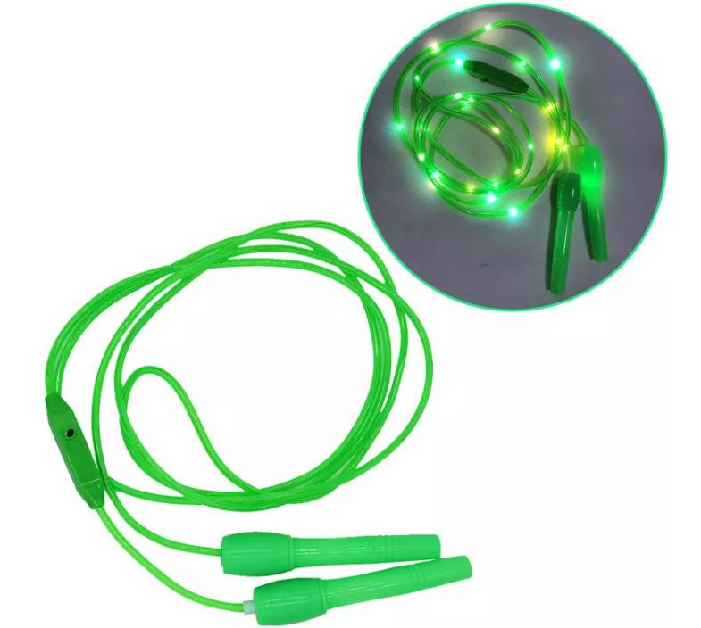 Thumbnail: Light Up Jumprope 1 Pc Skipping Flashing LED Lights Exercise for Kids