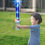 Thumbnail: 2 Pack of Light Up Shark Swords with LED Lights and Clanging Battle Sounds