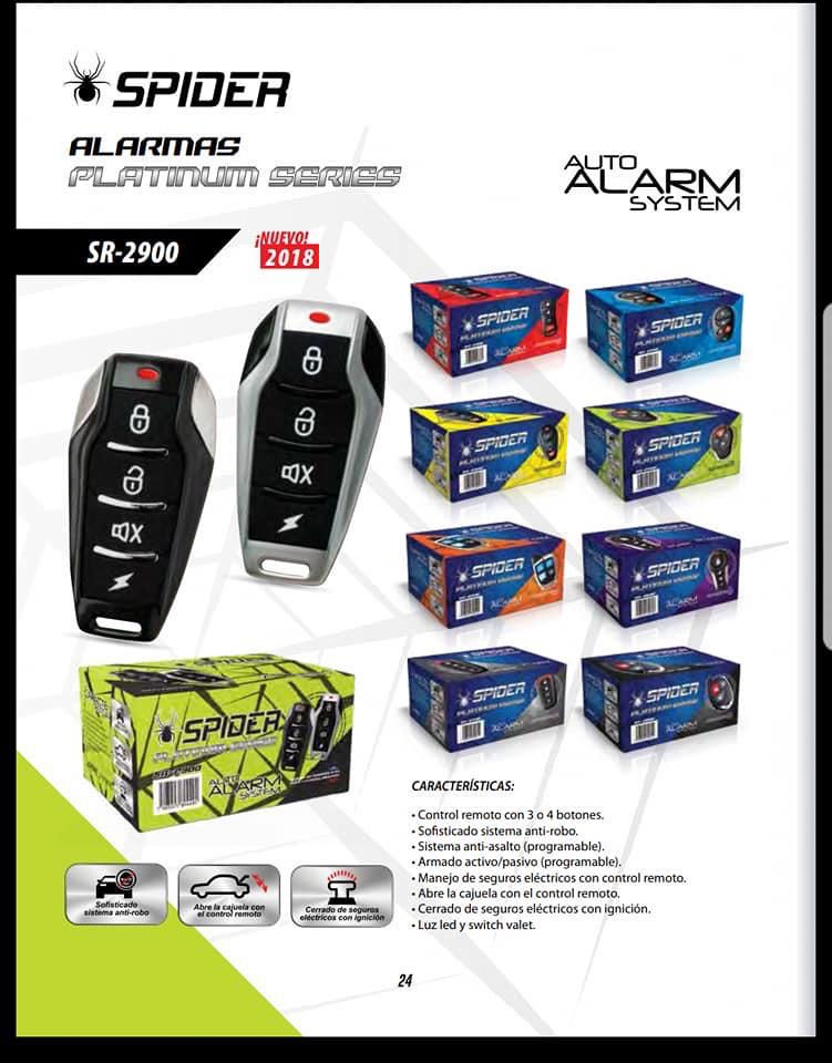 Miniatura: ALARMA DE SEGURIDAD MARCA SPIDER