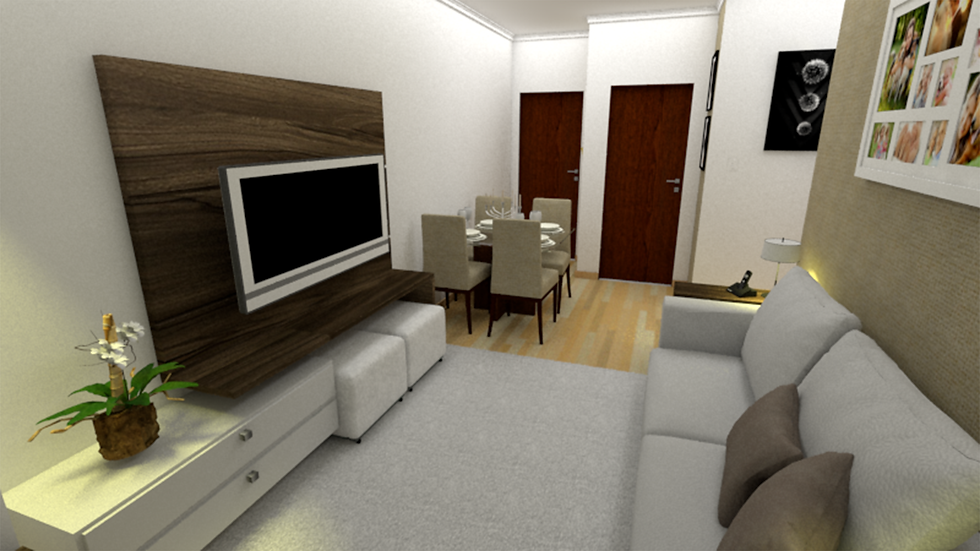 Sala Apartamento - Jd. Garcia