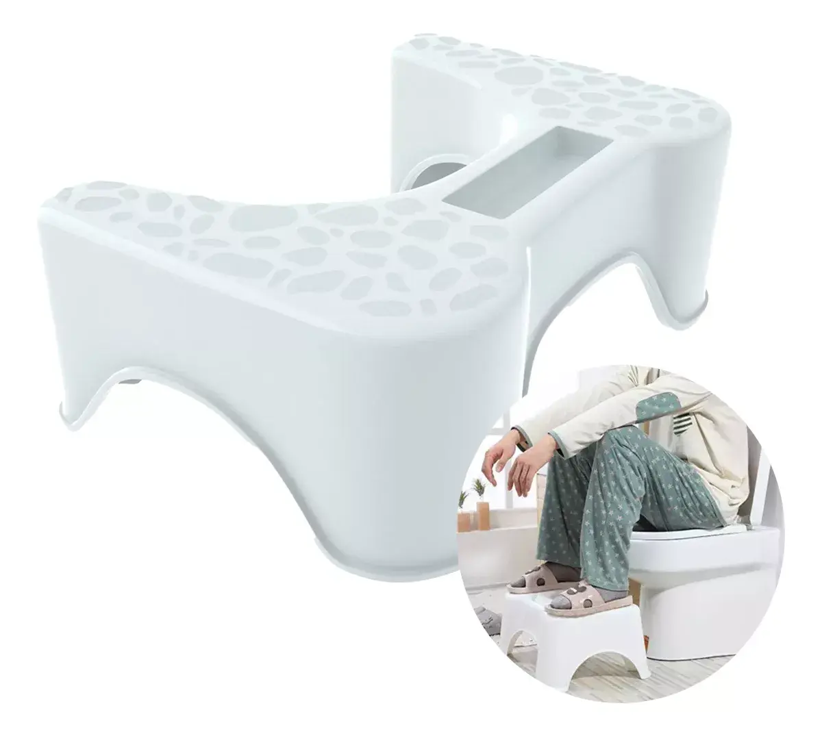 Banco Butaco Para Baño Taburete Plus De Inodoro Sanitario