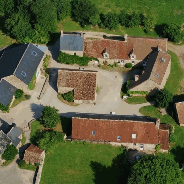 Vue aérienne du Hameau de la Fouquière
