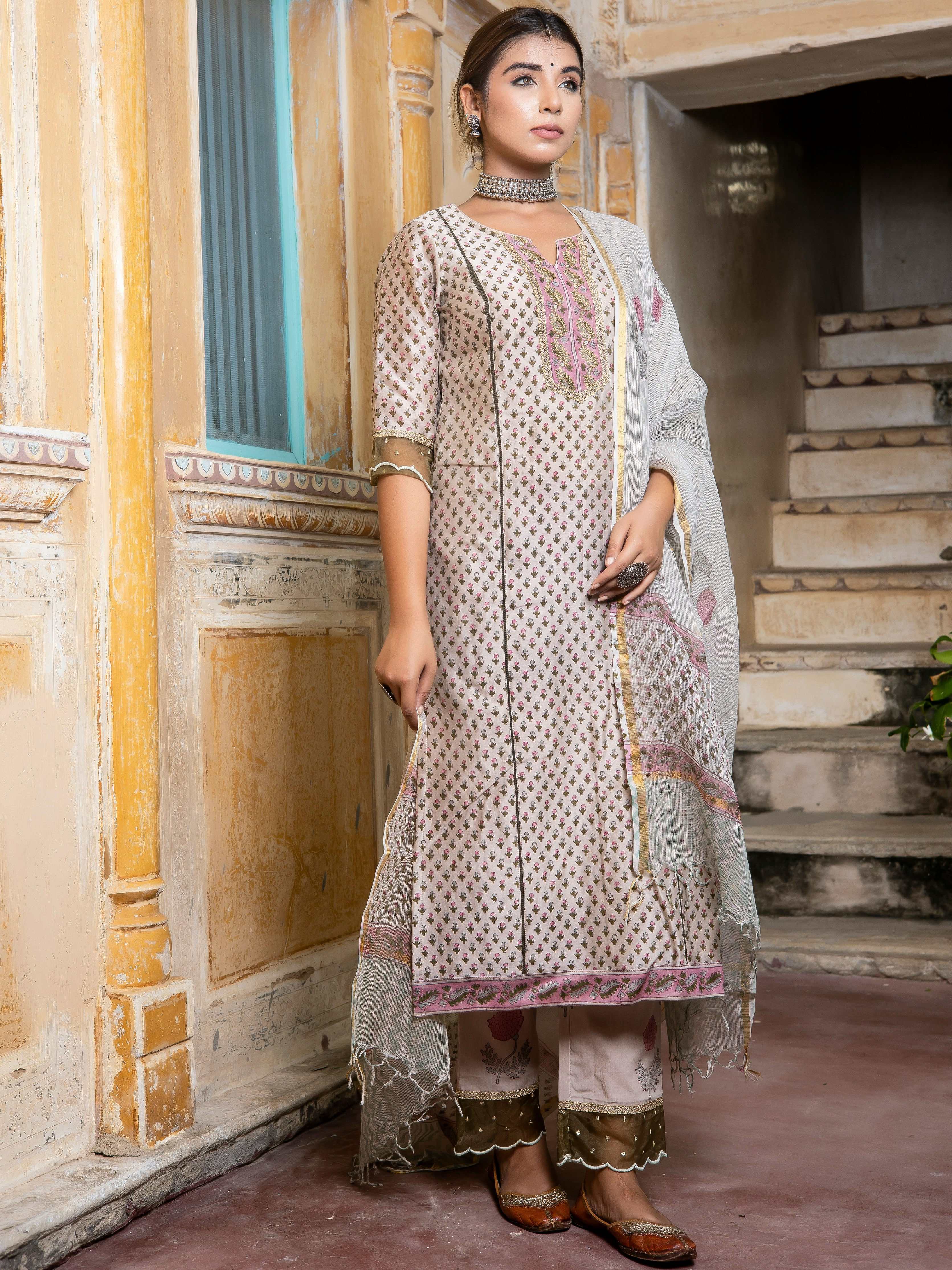 Sheer Grace Kurta Set